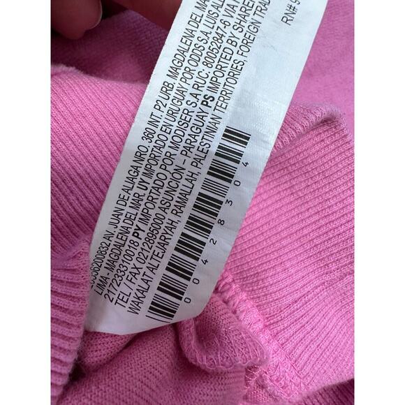 Juicy Couture x Forever 21 Velour Pink Rhinestone Hooded Zip Up Hoodie Jacket MD - Picture 6 of 9